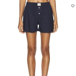 Comme Si Women's Casual Shorts, Navy, XS